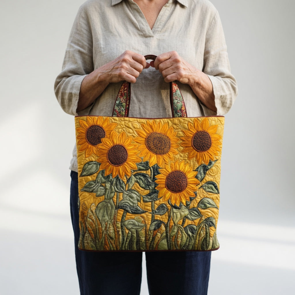 Sac Tote Artisan - Tournesols