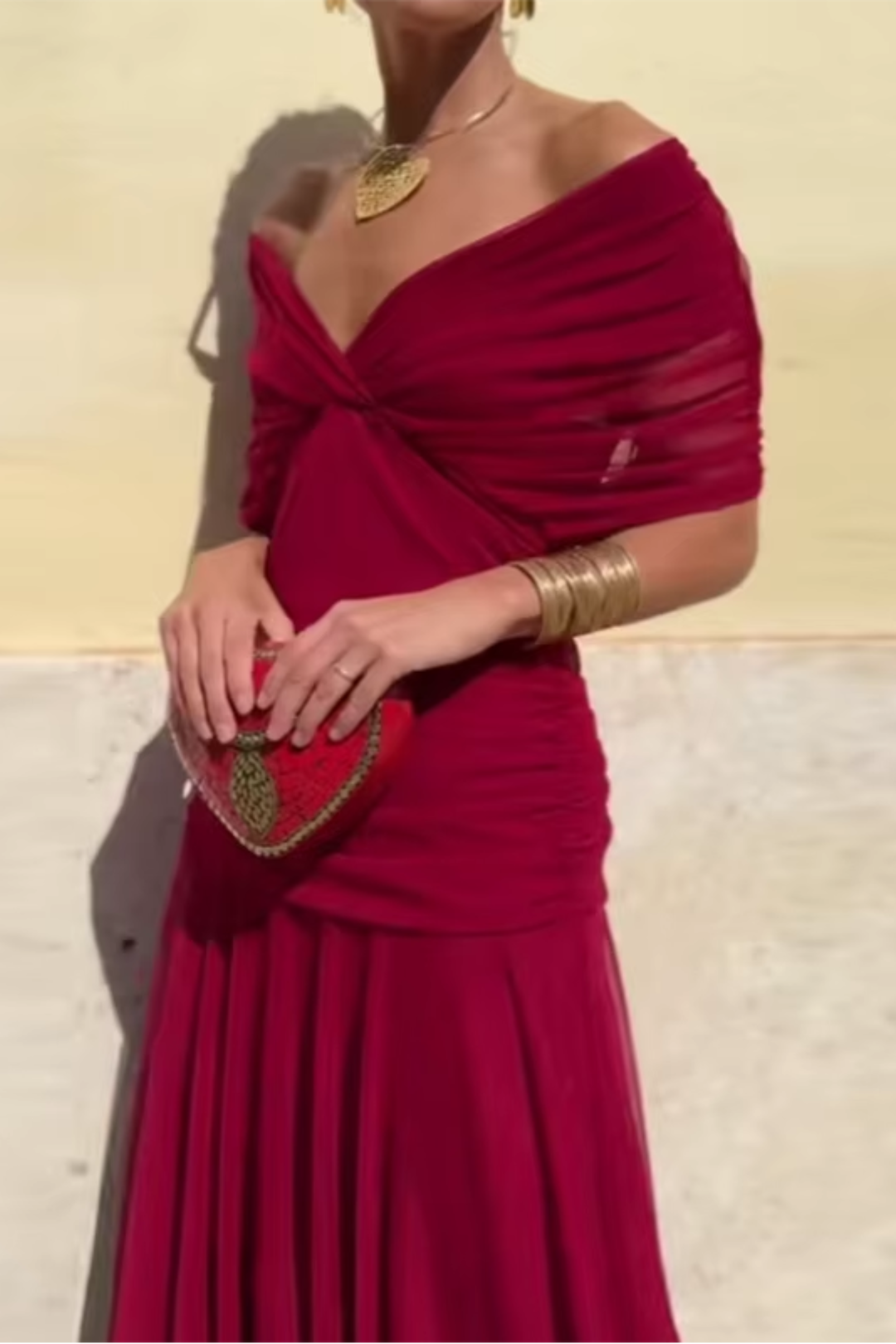 Lady™ - Robe portefeuille à coupe drapée