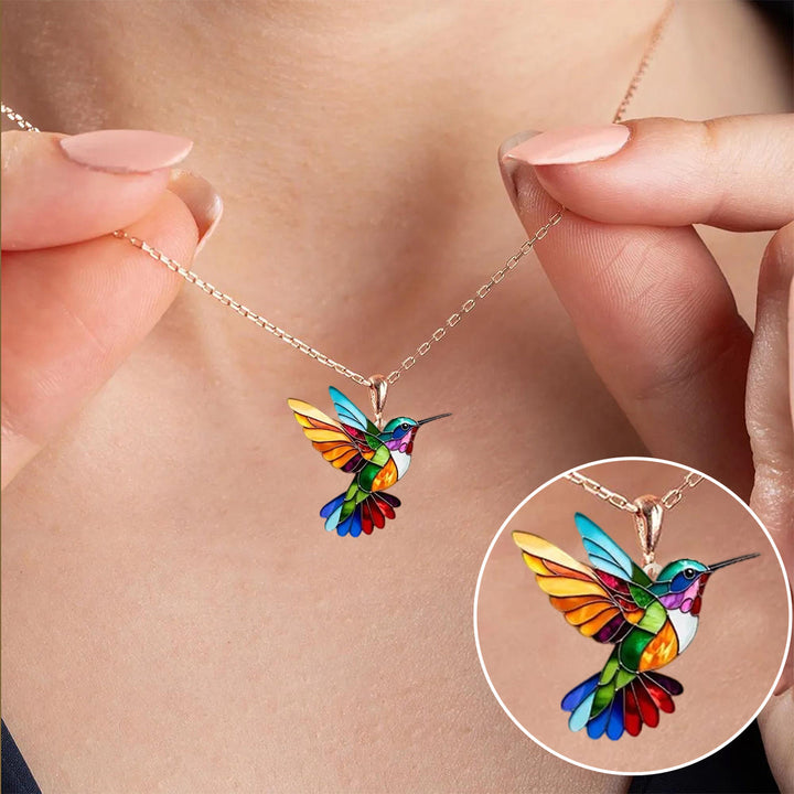 Collier ColibriLumière™ – Couleurs vibrantes & charme naturel