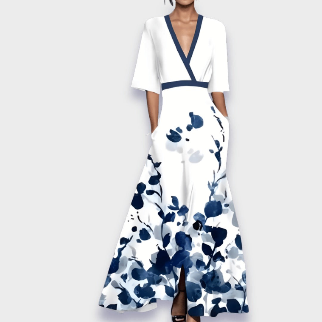 Sanne™ - Robe confortable avec des manches trois-quarts