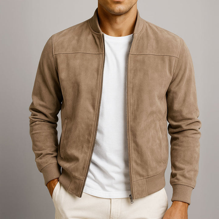 Marceaux™ – Le Blouson en Suède Authentique pour Homme