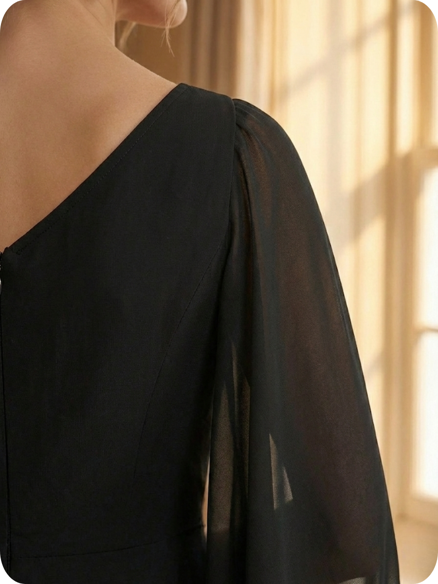 Éléonore™ — Robe maxi fluide aux lignes raffinées