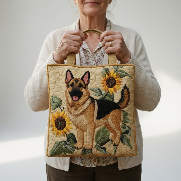 Sac Tote Artisan - Berger Allemand Floral