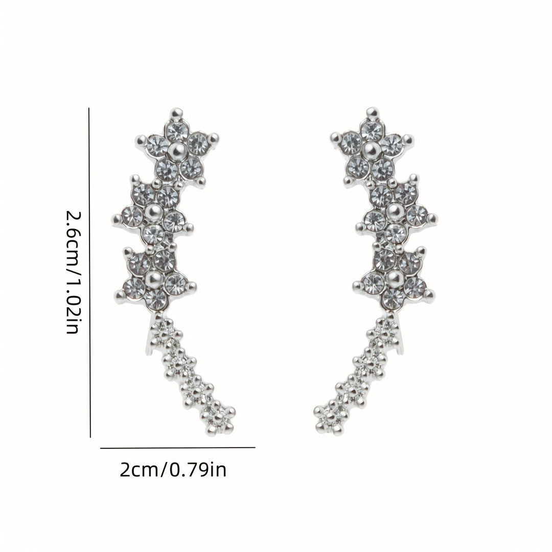 Boucles d'oreilles florales intemporelles