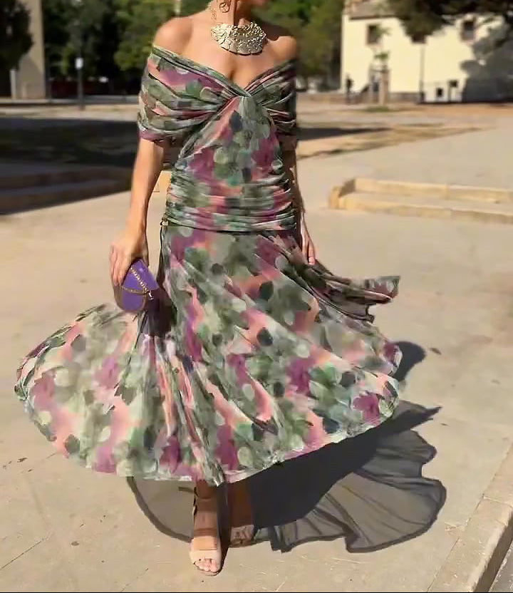 Lady™ - Robe portefeuille à coupe drapée