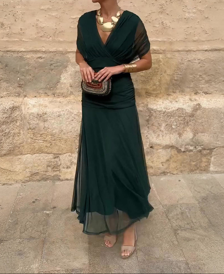 Lady™ - Robe portefeuille à coupe drapée