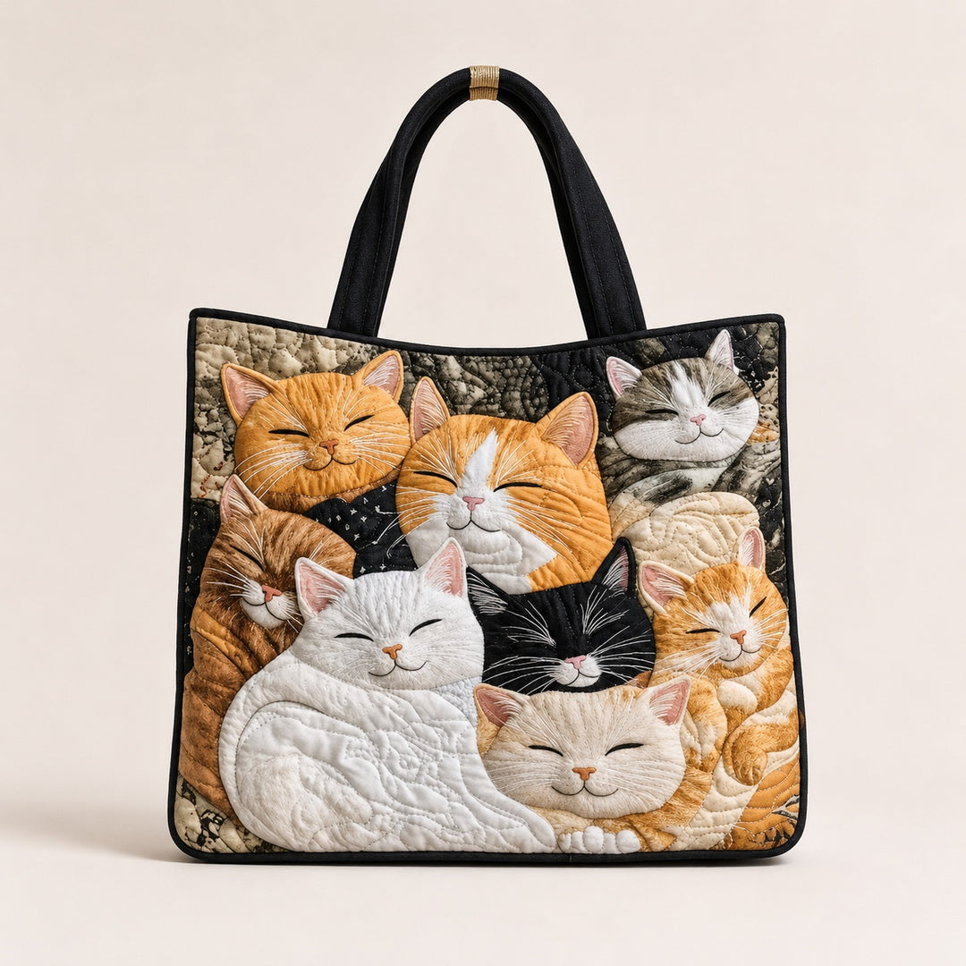 Sac Tote Artisan - Chatons Endormis