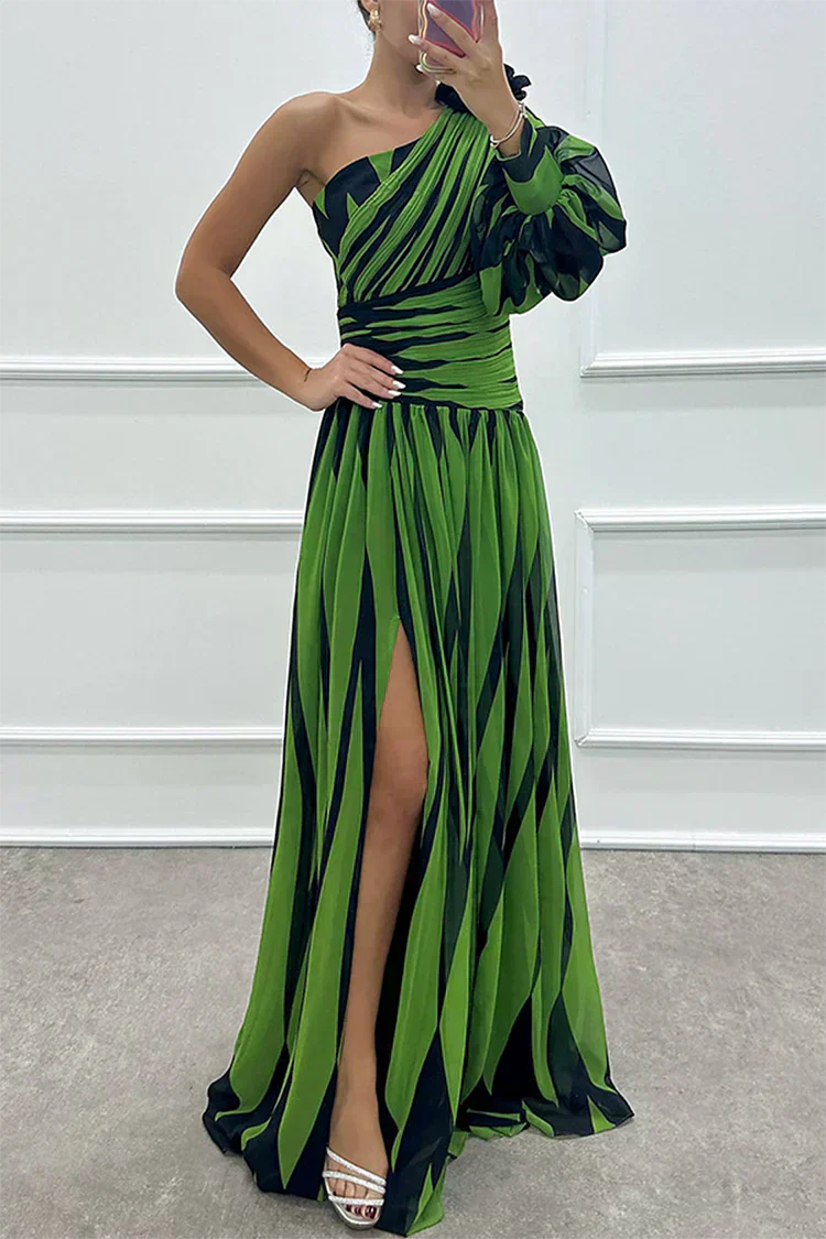 Fenna™ - Robe Longue Élégante à Une Épaule