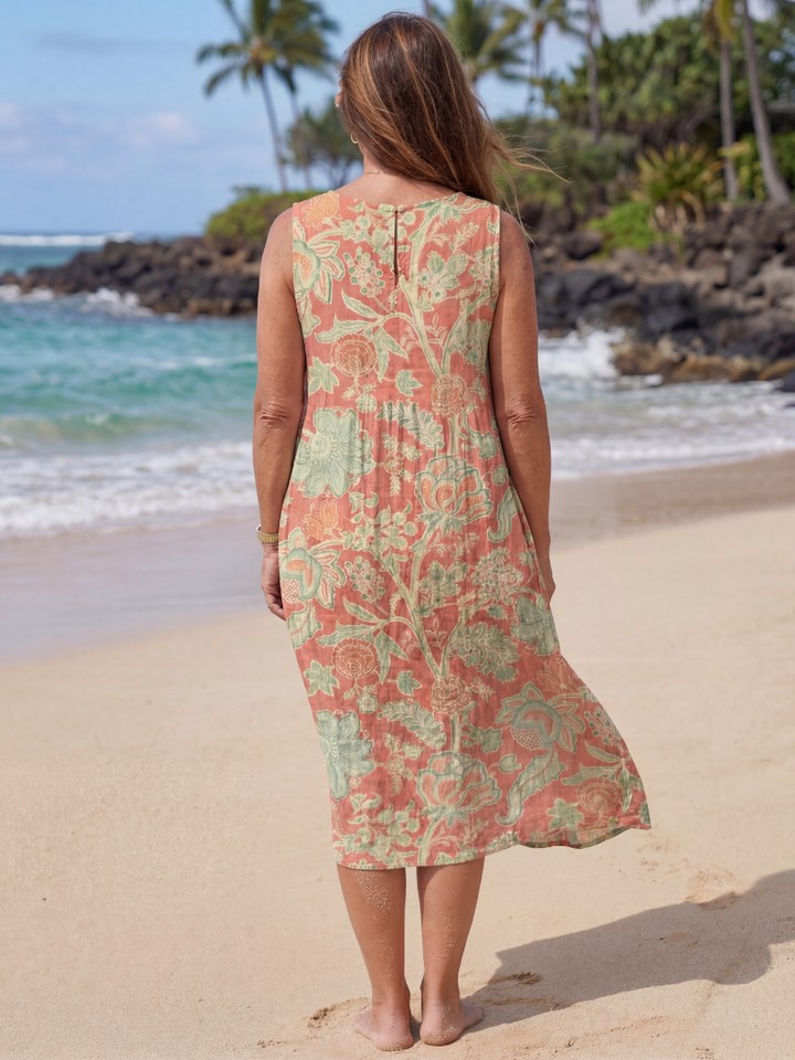 Maui - Robe Midi Botanique