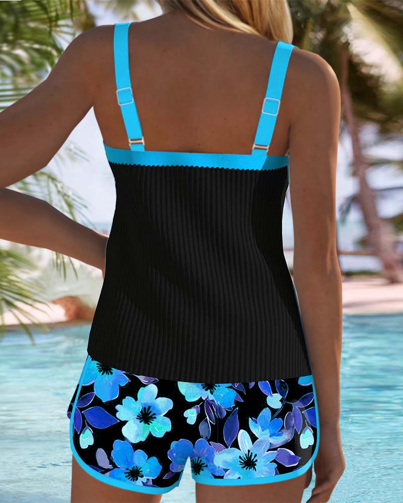 Laluna® | Ensemble Tankini Élégant Deux Pièces