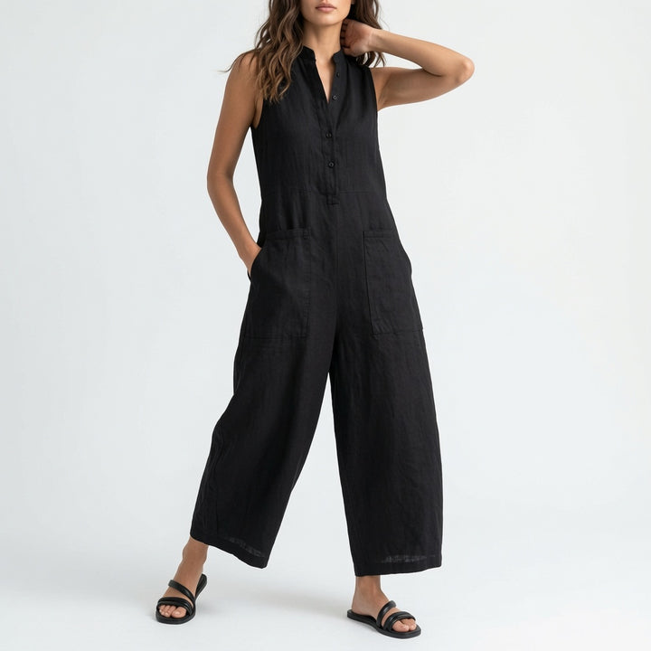 Lotte™ | Salopette Minimaliste Sans Manches