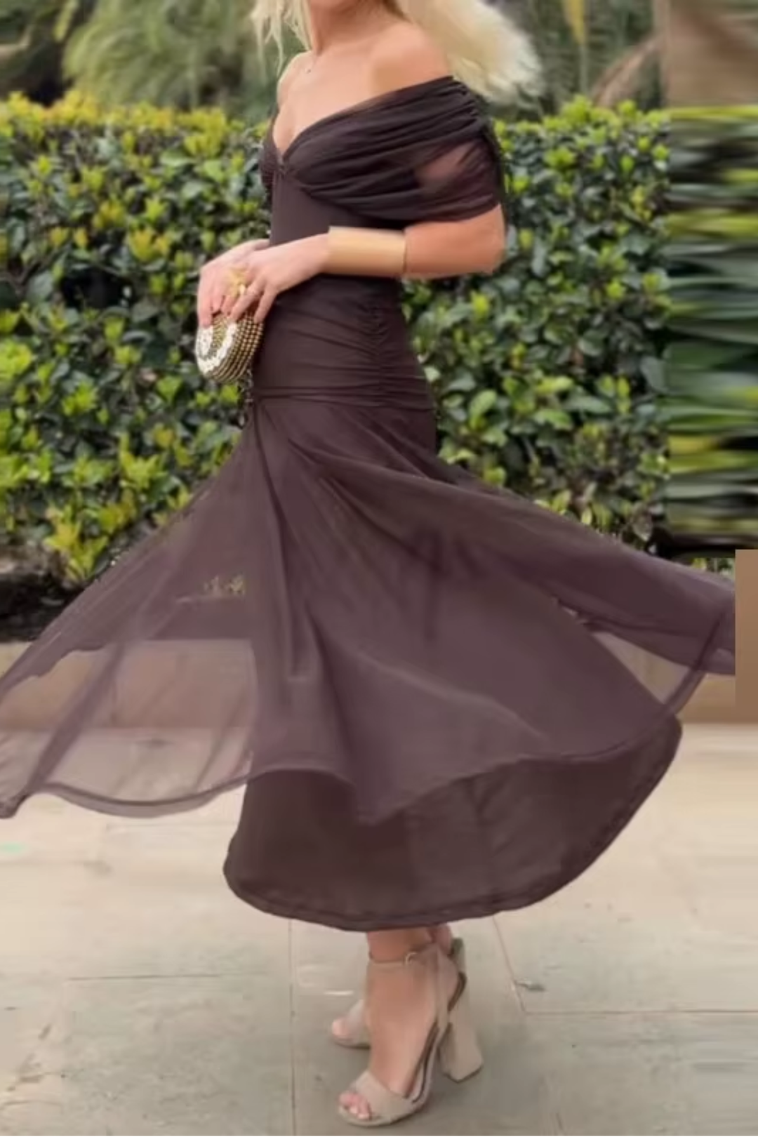 Lady™ - Robe portefeuille à coupe drapée