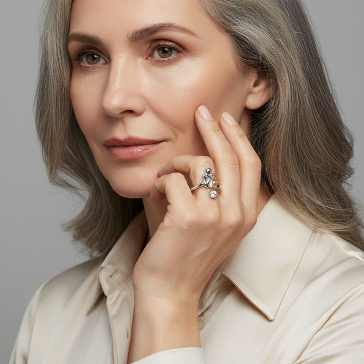 Rose™ – Bague icône chien