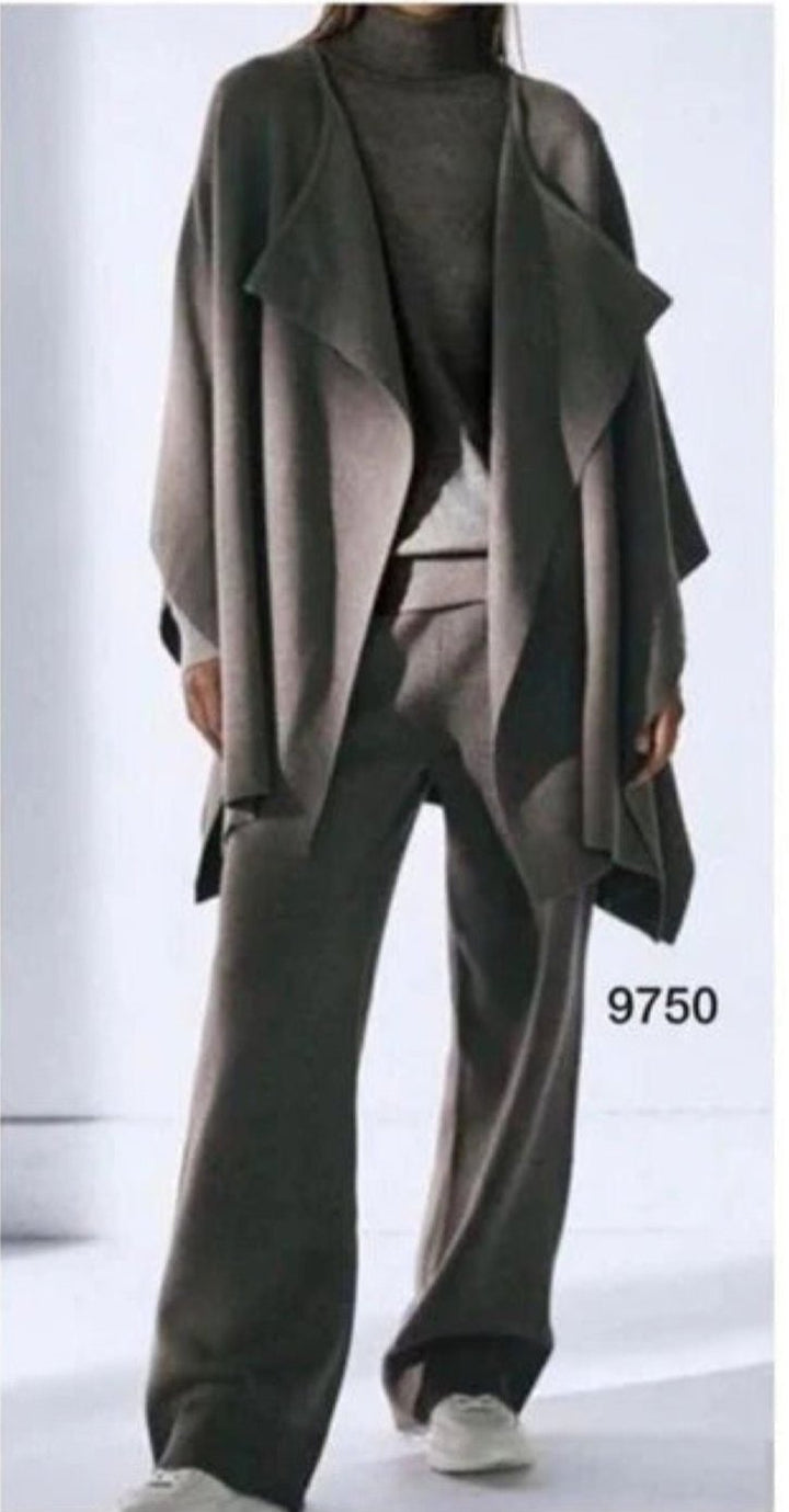 Completo Donna 3 Pezzi “Danny” in Maglia Morbida – Taglie 38–60