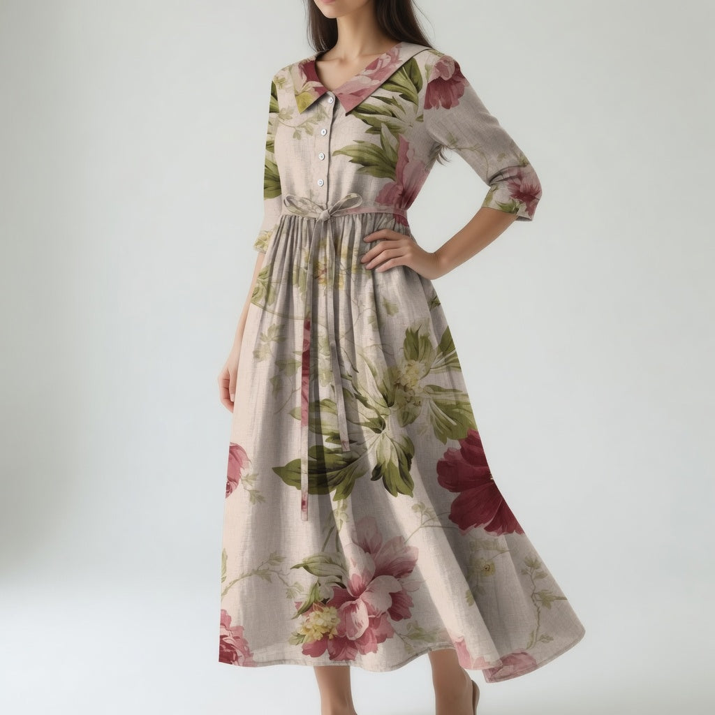 Baylee - Robe Vintage Fleurie