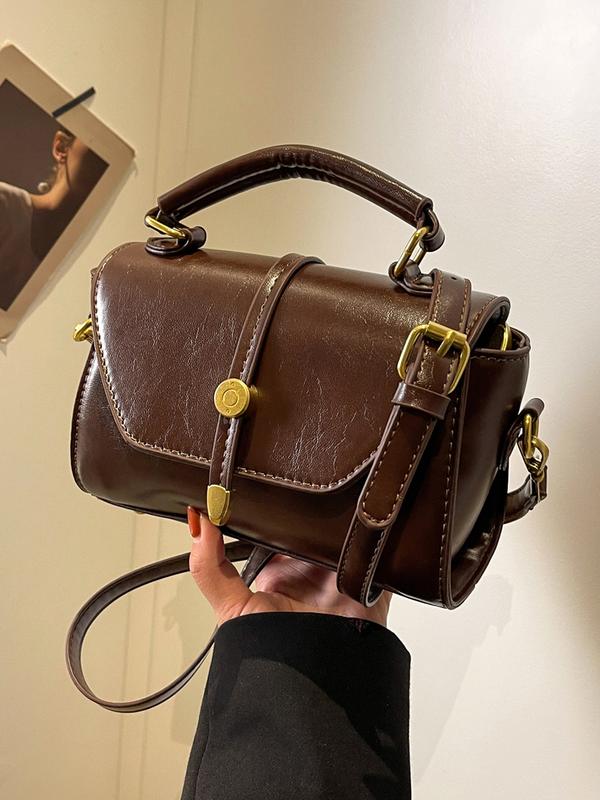 Élodie™ — Sac bandoulière carré chic contrasté