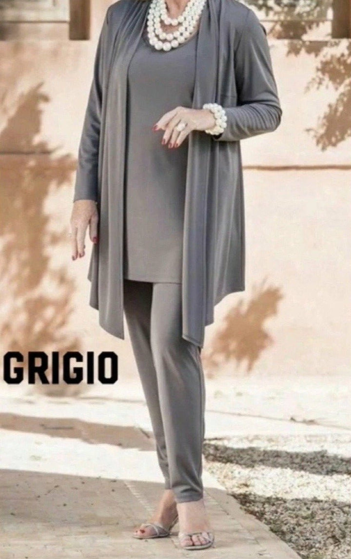 Completo Cardigan, Maglia & Pantalone “Rosy" F10/13-8