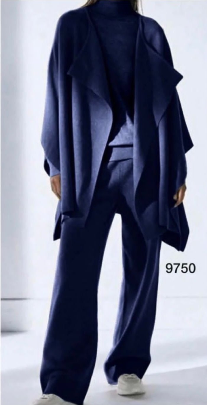 Completo Donna 3 Pezzi “Danny” in Maglia Morbida – Taglie 38–60