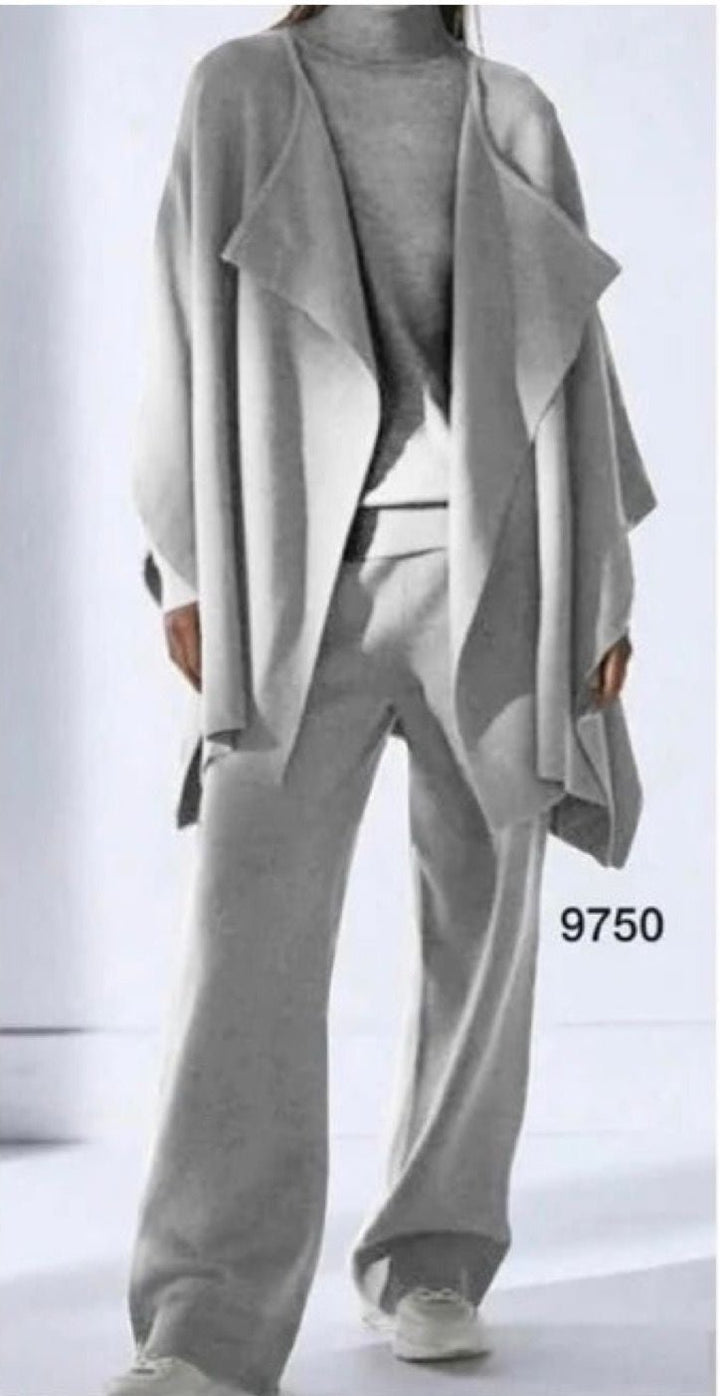 Completo Donna 3 Pezzi “Danny” in Maglia Morbida – Taglie 38–60