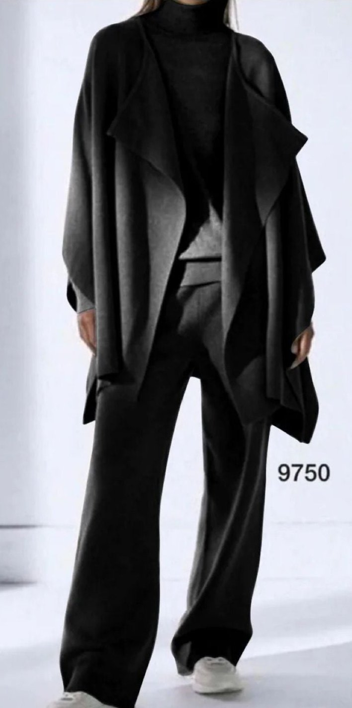 Completo Donna 3 Pezzi “Danny” in Maglia Morbida – Taglie 38–60