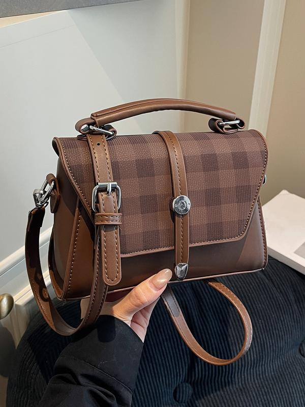 Élodie™ — Sac bandoulière carré chic contrasté