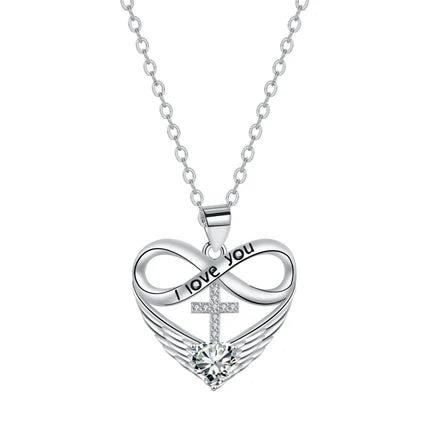 Éternelle™ — Collier cœur infini pierre de naissance