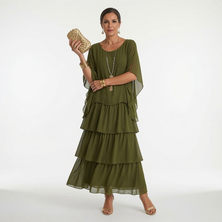 Élyssane™ — Robe bohème à volants élégance intemporelle