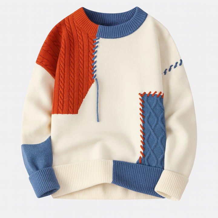 Artyn™ | Le pull patchwork moderne pour un style affirmé