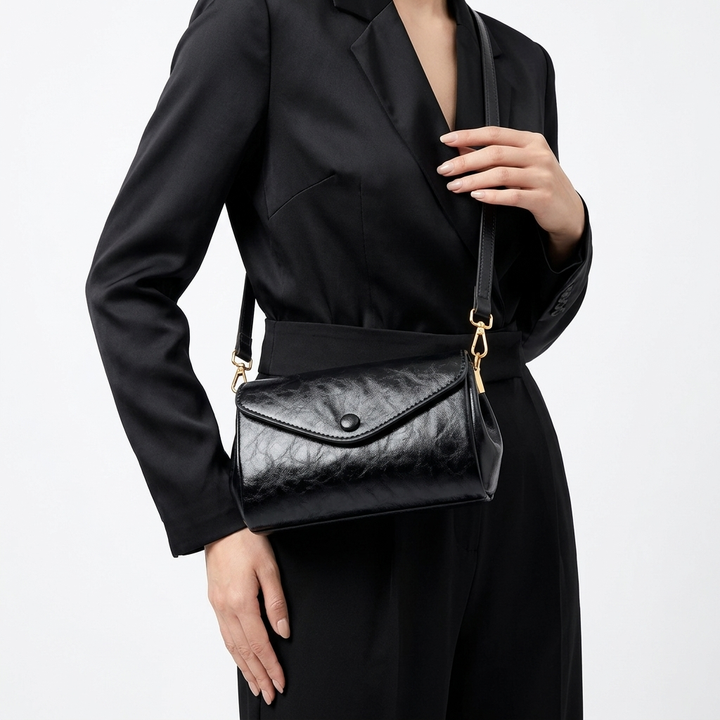 Noléna™ — Sac bandoulière cuir élégance minimaliste
