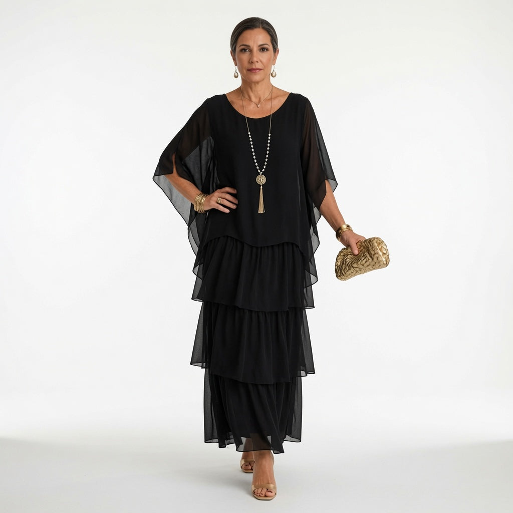 Élyssane™ — Robe bohème à volants élégance intemporelle