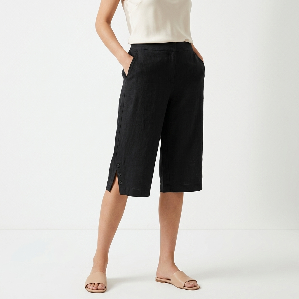 Lorenza™ — Pantacourt fluide confort estival