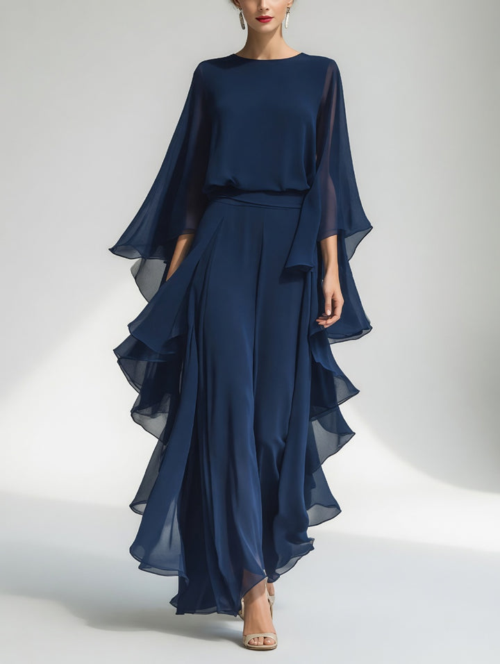 Azéliane™ — Robe longue fluide élégance intemporelle
