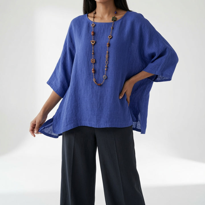 Ésmélia™ — Blouse fluide élégance naturelle