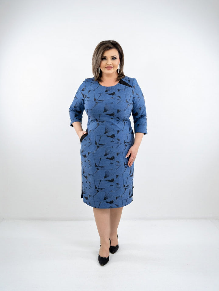 Adréliane™ — Robe élégante structurée confortable intemporelle