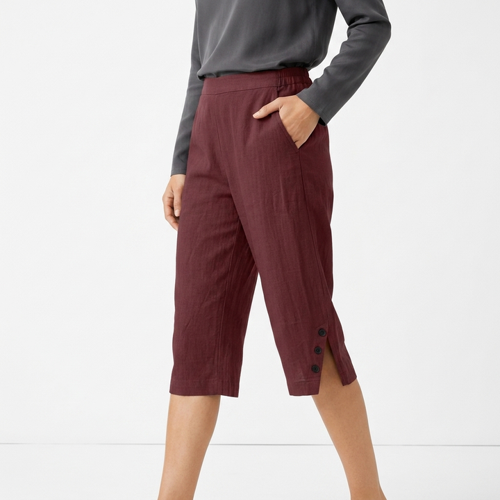 Lorenza™ — Pantacourt fluide confort estival