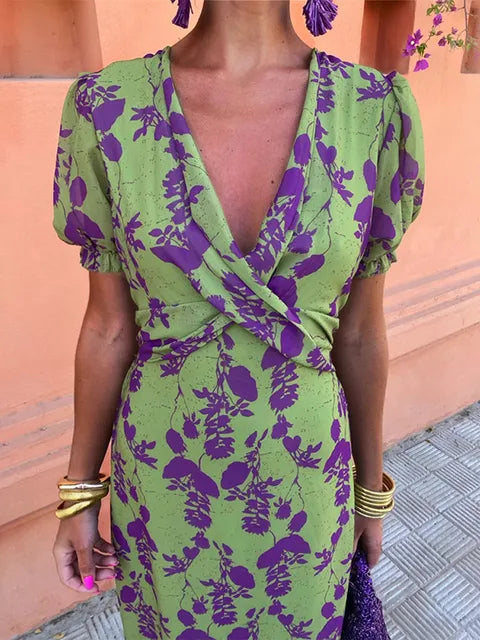 Lieke™ - Robe d'été colorée