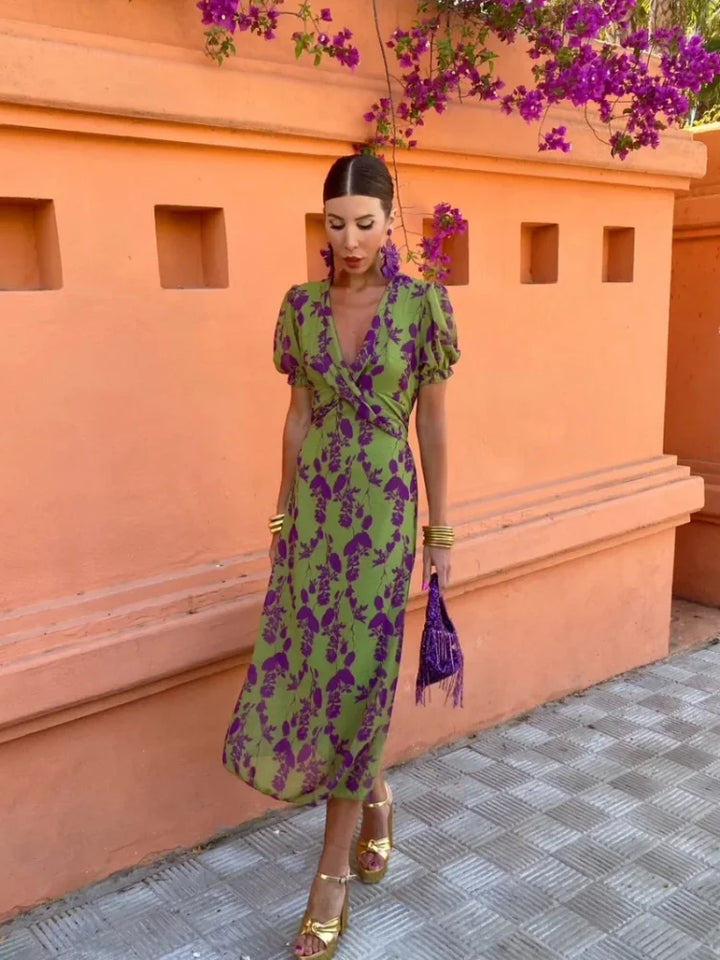 Lieke™ - Robe d'été colorée