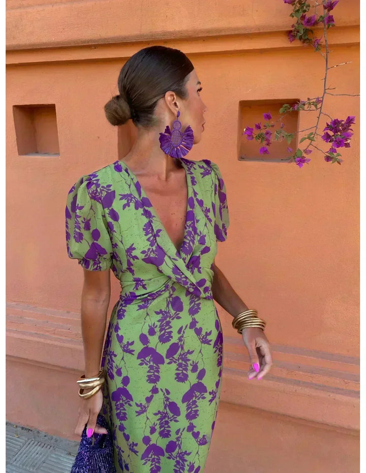 Lieke™ - Robe d'été colorée