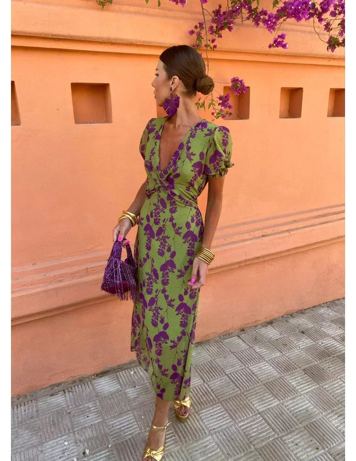Lieke™ - Robe d'été colorée