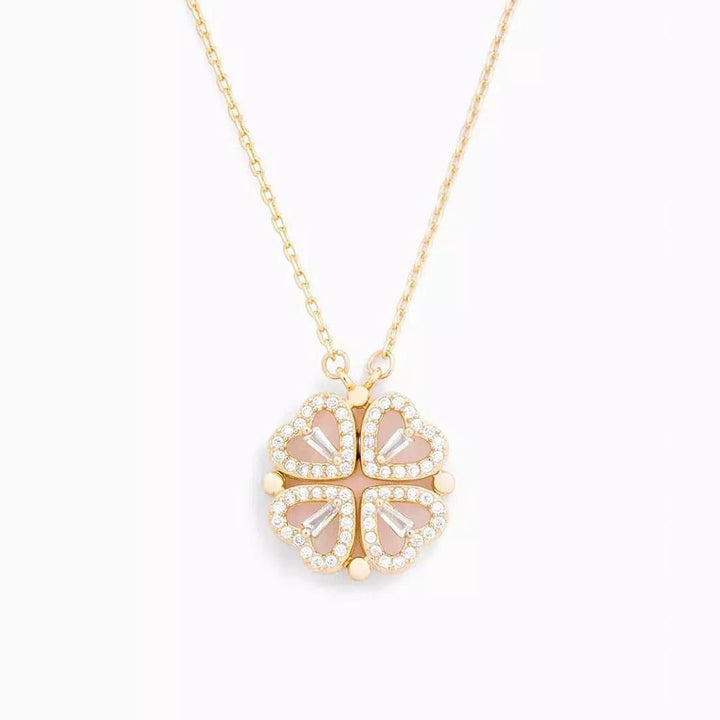 Trèflette™ — Collier pendentif trèfle cristaux coffret cadeau