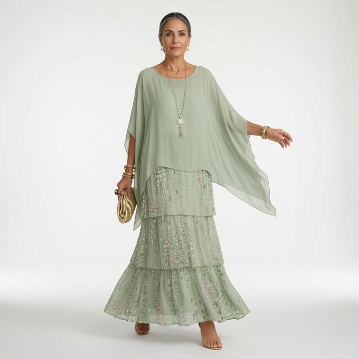 Élyssane™ — Robe bohème à volants élégance intemporelle
