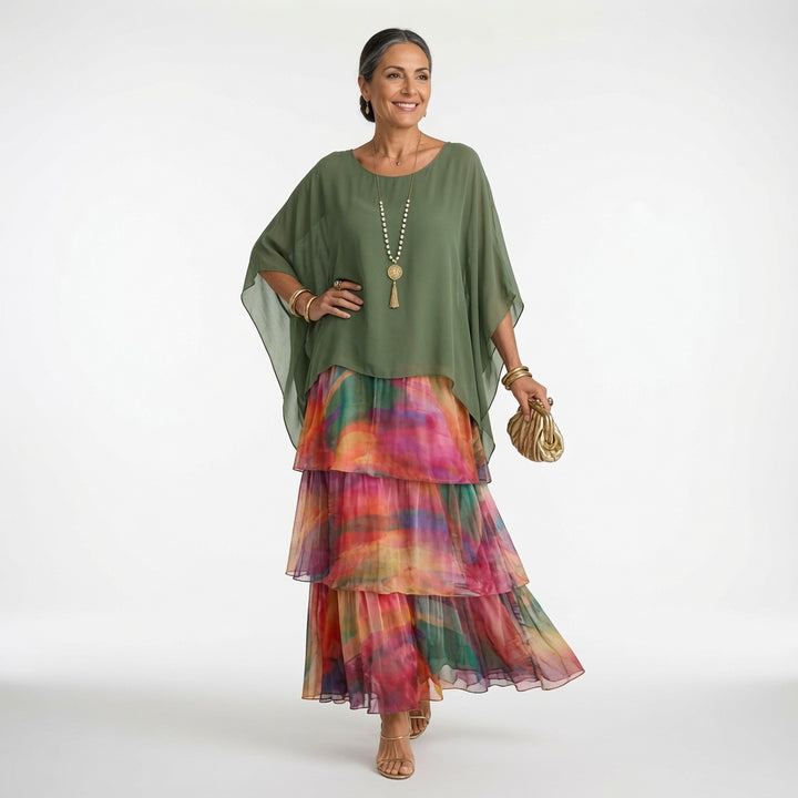 Élyssane™ — Robe bohème à volants élégance intemporelle