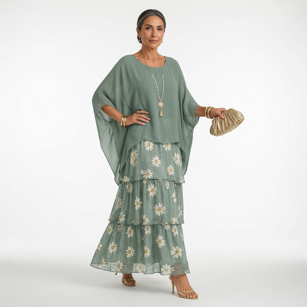 Élyssane™ — Robe bohème à volants élégance intemporelle