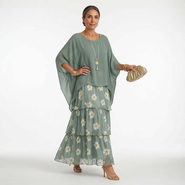 Élyssane™ — Robe bohème à volants élégance intemporelle
