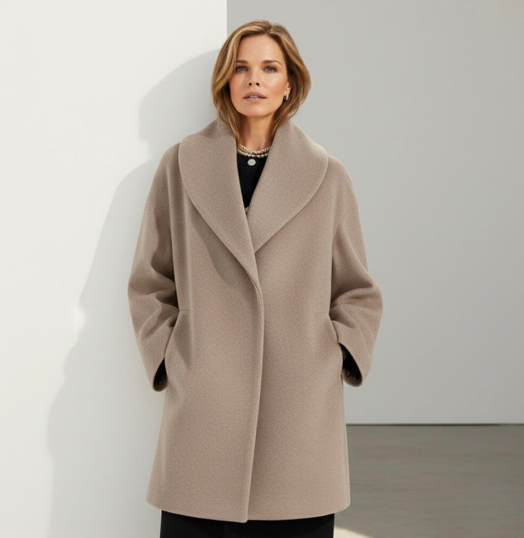 Élyane™ – Manteau cocon chic, chaleur douce & élégance naturelle