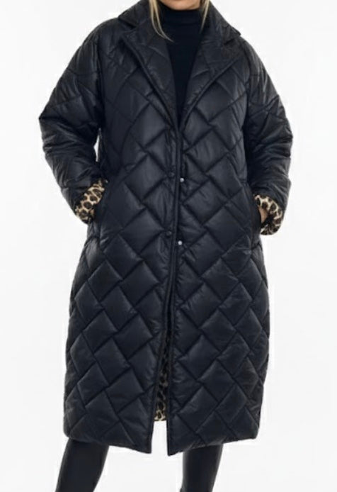 Claudine™ | Manteau réversible chaud et élégant