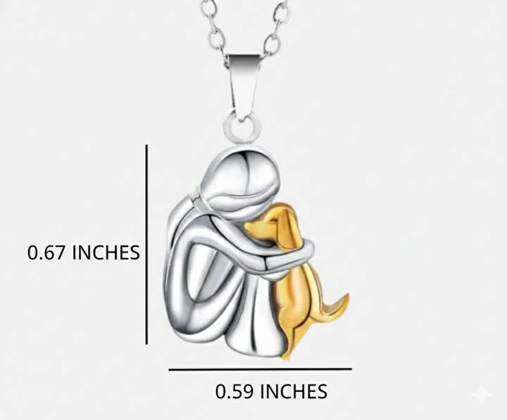 Olivia™ – Collier avec pendentif en forme de chien