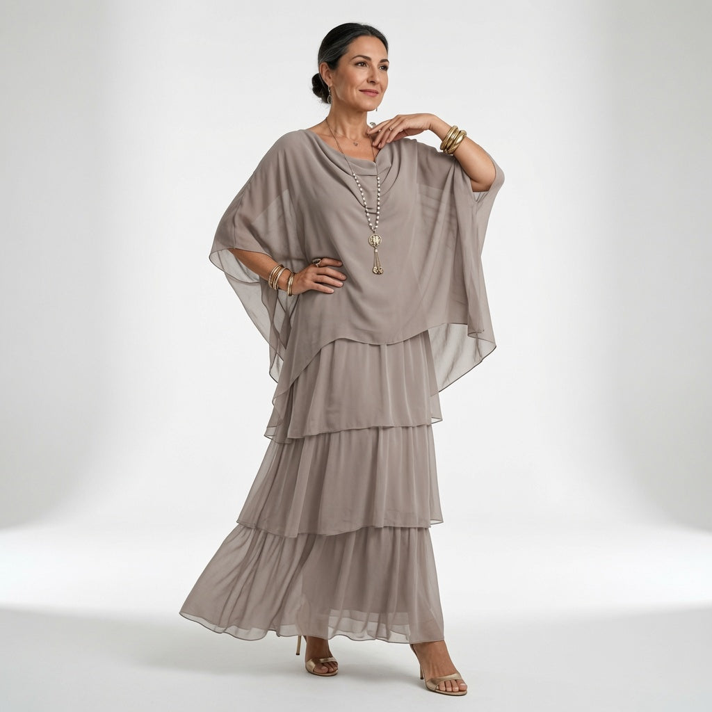 Élyssane™ — Robe bohème à volants élégance intemporelle