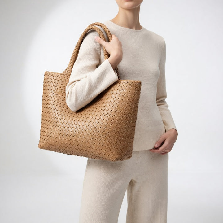 Delphine™ — Sac cabas tressé élégance intemporelle