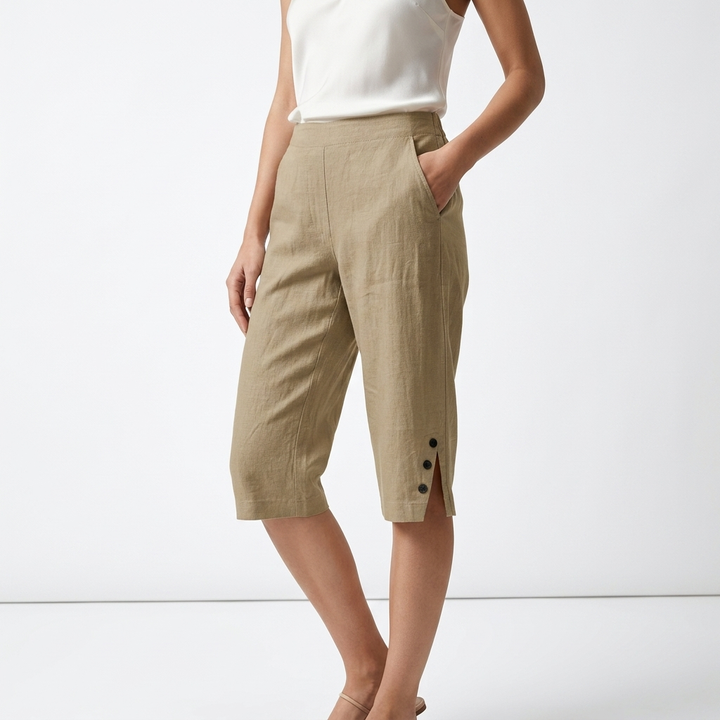 Lorenza™ — Pantacourt fluide confort estival